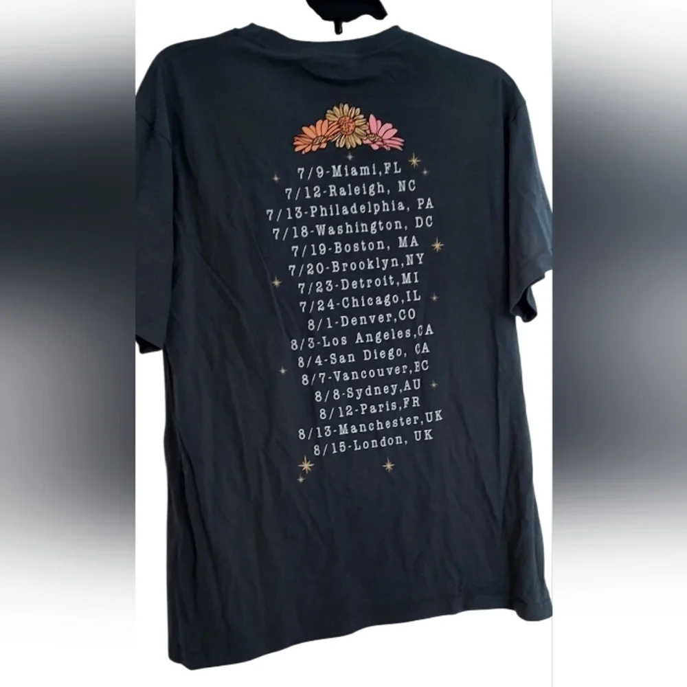 Rebellious One Graphic Tee with Floral Design - Picture 2 of 4